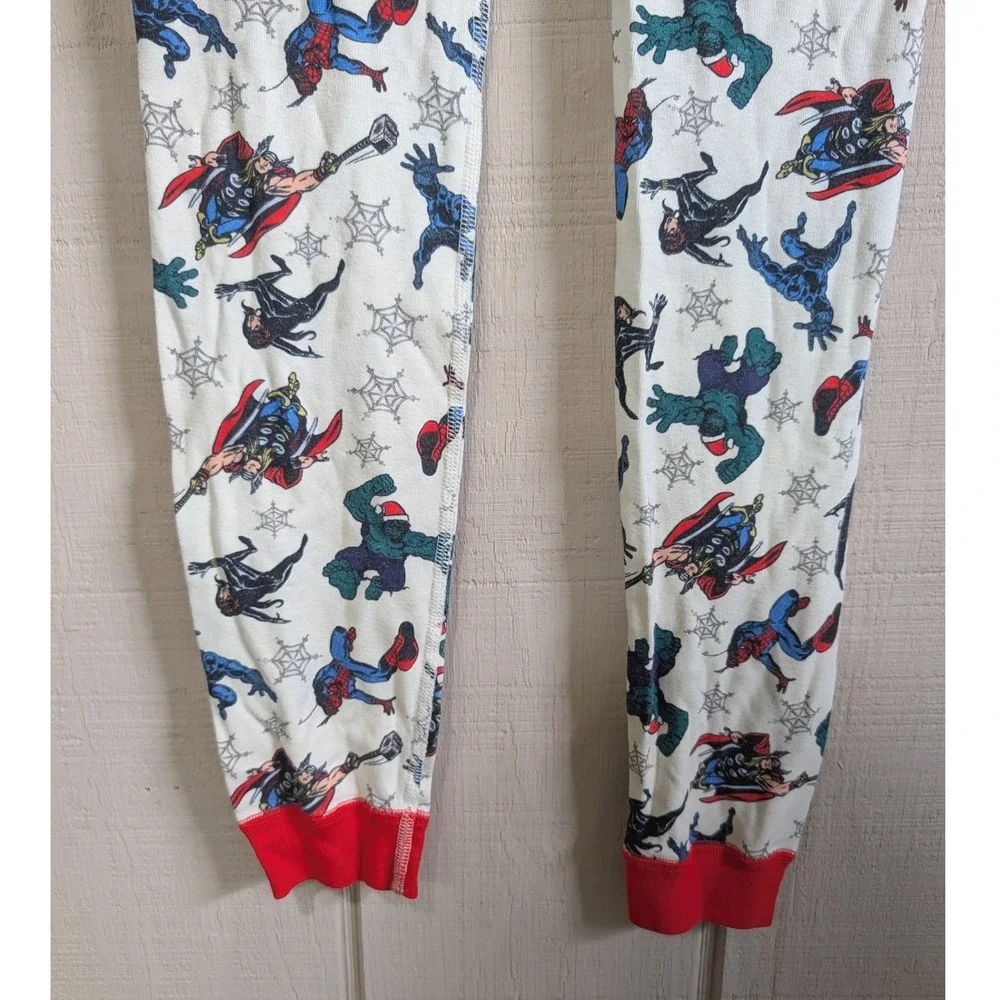 Hanna Andersson Marvel Avengers Pajamas Kids 12 Organic Cotton Holiday 80060 GW